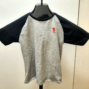 Blk & Grey U.S. Polo Assn. Boys T-shirt M(10-12)
